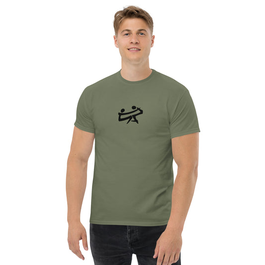 A2. Men's tee with Archimedes Tag - Military Green