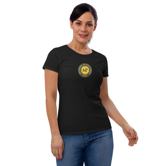 A1. Women's tee with Archimedes Logo - Black